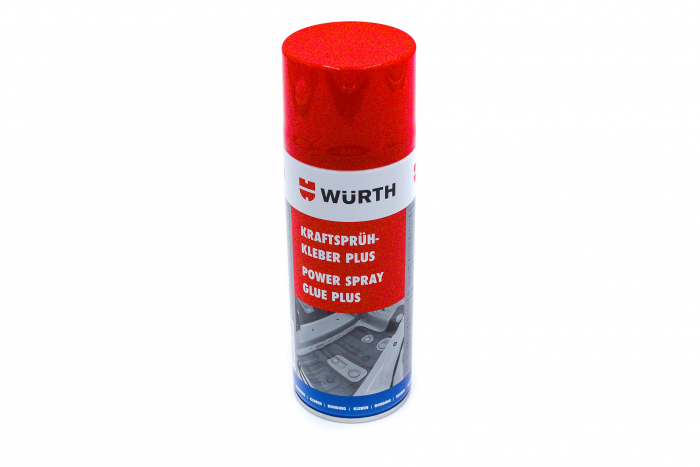 Sprühkleber für selbstklebenden Mikrofaserstoff - Würth Kraftsprühkleber Plus